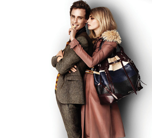 Eddie Redmayne trở thành gương mặt quảng cáo Burberry Xuân-Hè 2012