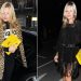 Kate Moss mang ví Longchamp Gloucester Croco nổi bật