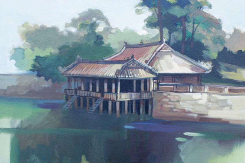 Họa sĩ Huế đã để lại dấu ấn tuyệt vời trong lịch sử nghệ thuật Việt Nam với những tác phẩm độc đáo và tinh tế. Chiêm ngưỡng tình yêu và sự sáng tạo của ông thông qua các bức tranh đầy màu sắc và sự sống động.
