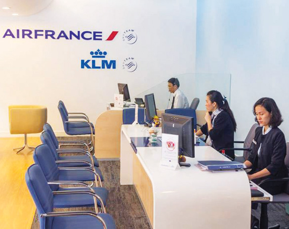 Phòng vé Air France tại  có diện mạo mới 