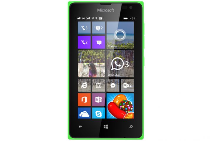 Lumia435_Front_Green_DSIM