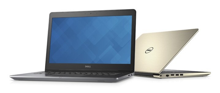 Two Dell Vostro 14 5000 Series (Model 5459 Monet) Non-Touch 14-inch notebook computers, with Intel Skylake (SKL) processors.