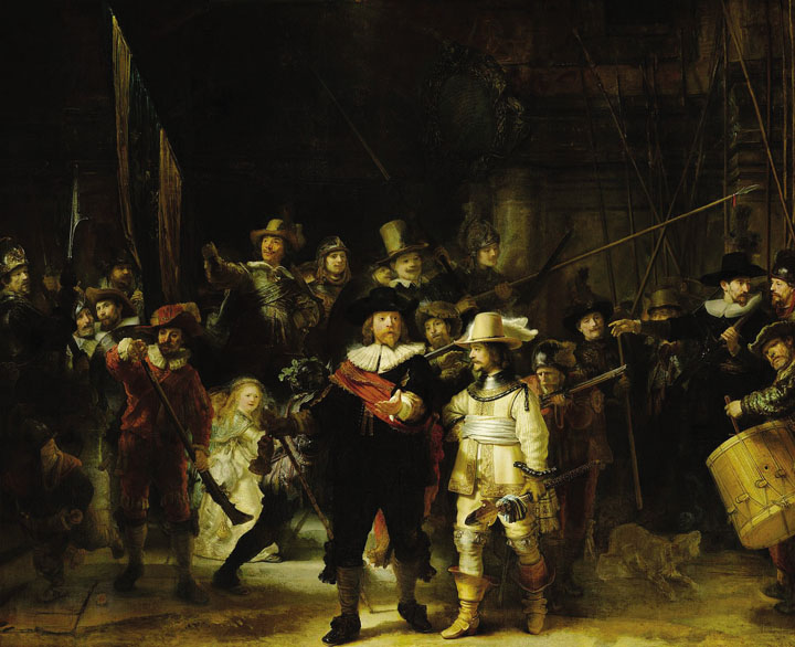 Kiệt tác Tuần tra đêm của danh họa Rembrandt van Rijn