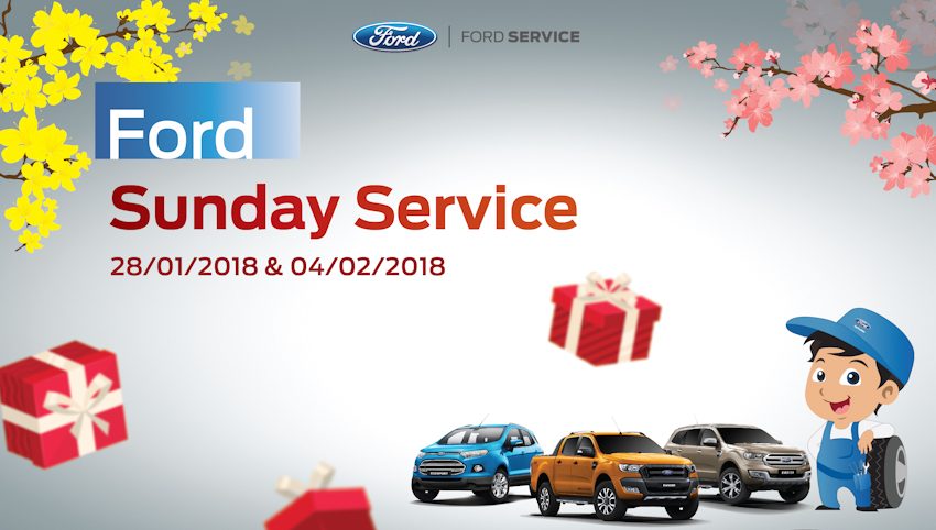 Ford Việt Nam thực hiện chương trình Ngày Chủ nhật dịch vụ
