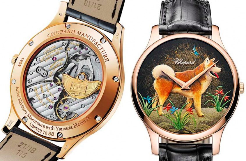 Ấn tượng với đồng hồ hình tượng chú chó của Chopard và Piaget chào đón năm Mậu Tuất