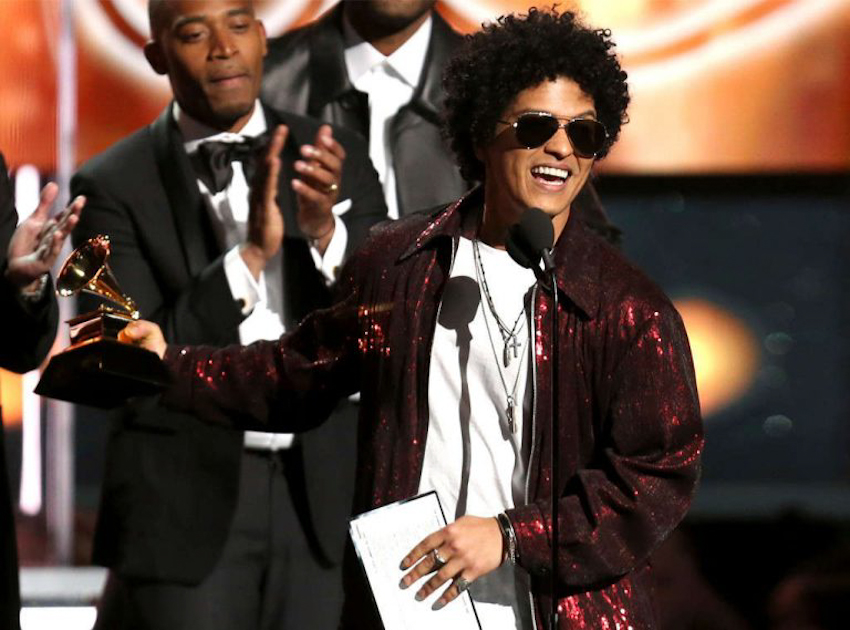 Grammy 2018: Bruno Mars “thống trị” với 3/4 giải lớn nhất