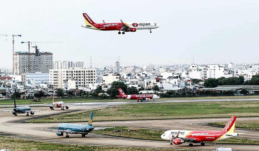 Sân bay Tân Sơn Nhất tổ chức thêm 18 điểm đỗ mới dịp tết