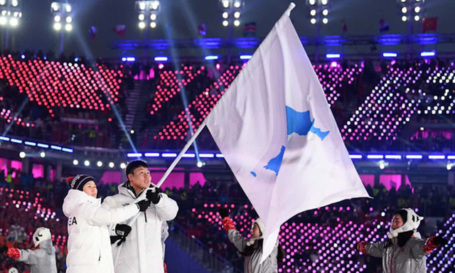 Lễ khai mạc Olympic mùa đông Pyeongchang rực rỡ và hiện đại.