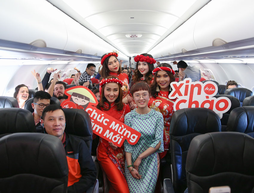 AirAsia đón Tết 2018 sôi động trên chuyến bay đến Kuala Lumpur