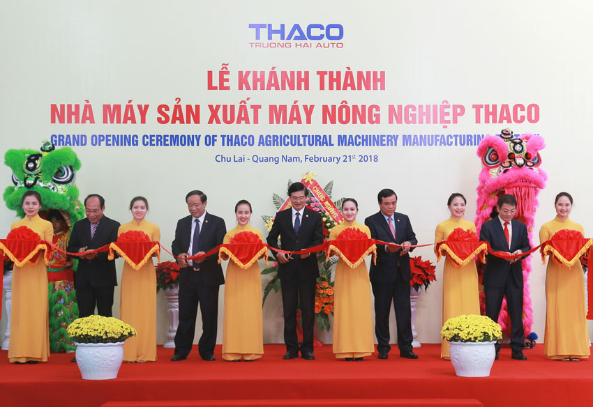 Khánh thành nhà máy sản xuất máy nông nghiệp Thaco đầu tiên tại Việt Nam