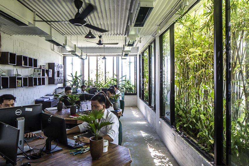 Ngỡ ngàng vẻ hoang sơ của văn phòng hiện đại mang hồn quê tại Đà Nẵng