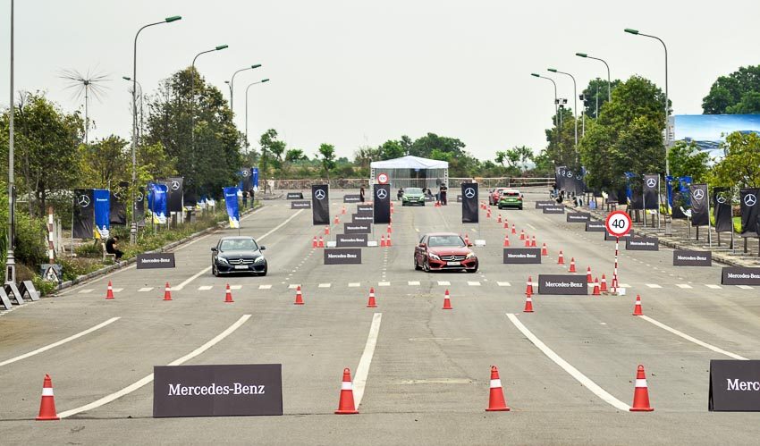 Trải nghiệm thể thao tốc độ với 30 mẫu xe tại Học viện Lái xe an toàn Mercedes-Benz 2018