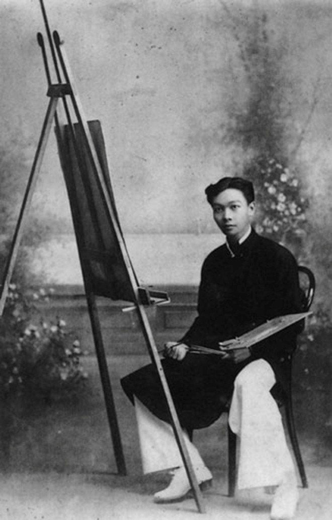 Nguyễn Nam Sơn thời trẻ, hình chụp năm 1919