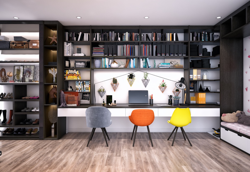 50 ý tưởng thiết kế phòng làm việc tại nhà hiện đại, phong cách và truyền cảm hứng