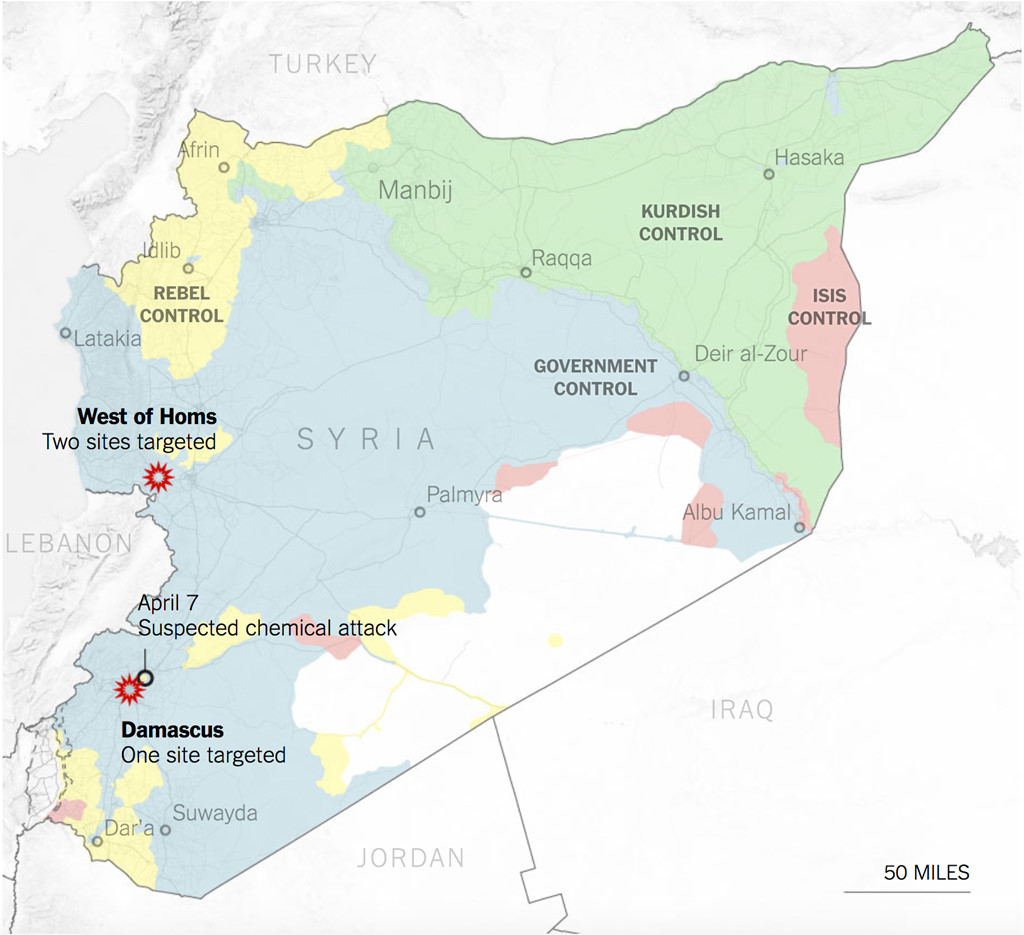 Trump tuyen bo tan cong Syria, Anh - Phap cung tham chien hinh anh 2