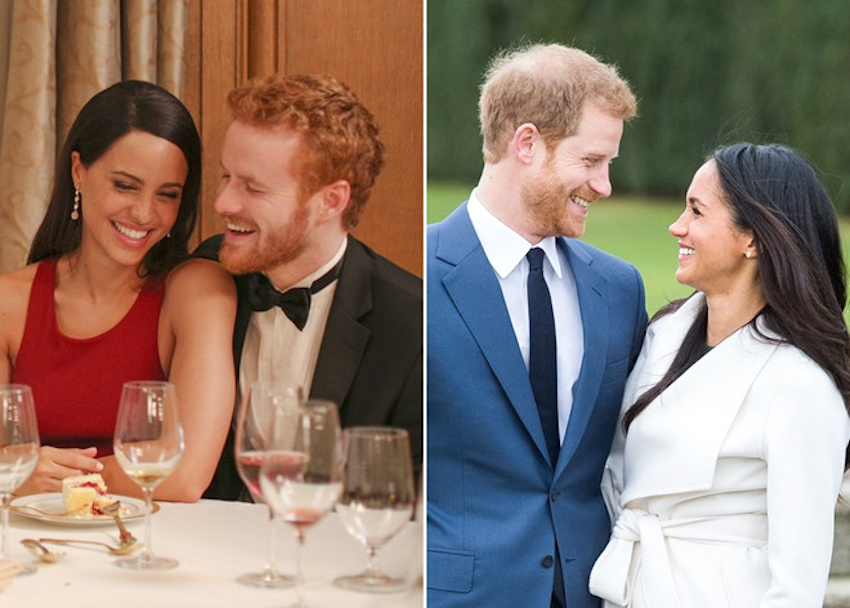 Câu chuyện tình yêu của hoàng tử Harry và Meghan Markle được tái hiện trên phim