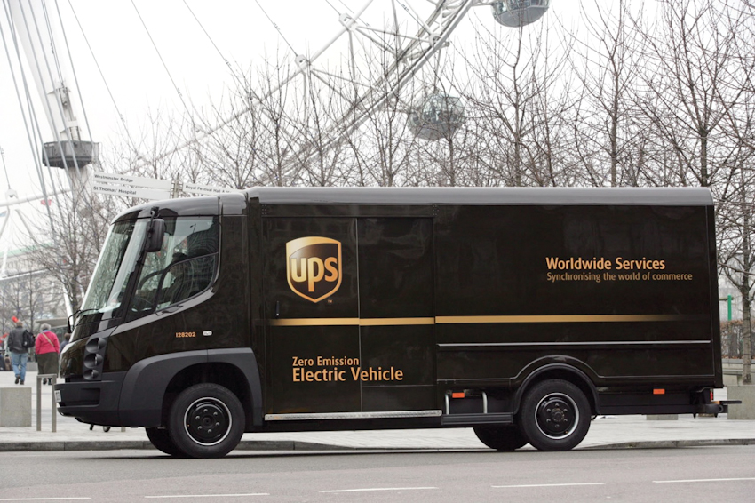 UPS hợp tác với ARRIVAL sản xuất xe tải chạy điện vận chuyển hàng hoá tại đô thị
