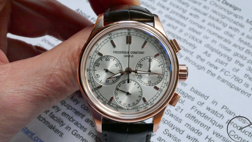 Thanh lịch cùng Frederique Constant Flyback Chronograph