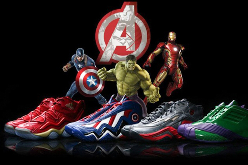 8 thiết kế giày thể thao đậm chất Avengers cho các chàng trai