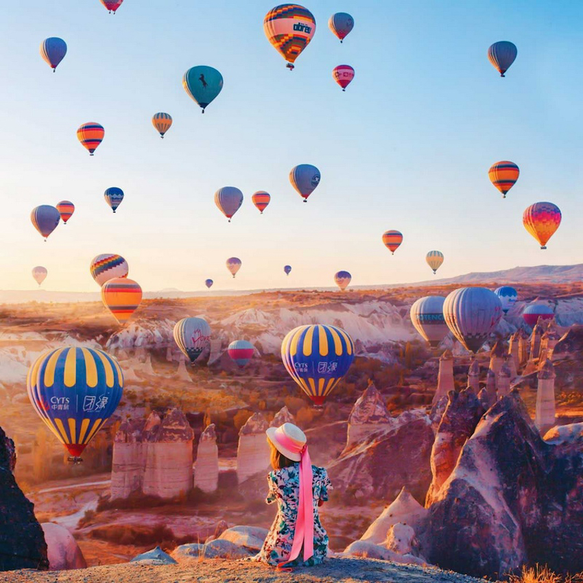 Khám phá Cappadocia - miền cổ tích muôn màu của khinh khí cầu ở Thổ Nhĩ Kỳ
