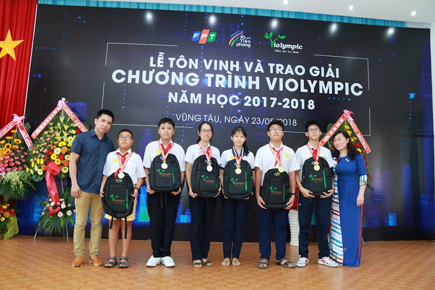 Lễ tôn vinh và trao giải Violympic 2017-2018