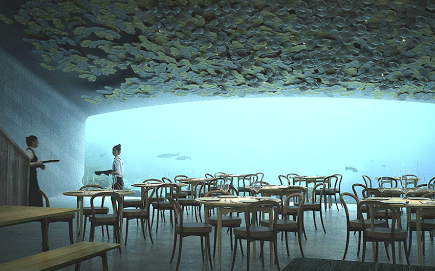 Nhà hàng dưới biển đầu tiên của châu Âu tại Na Uy