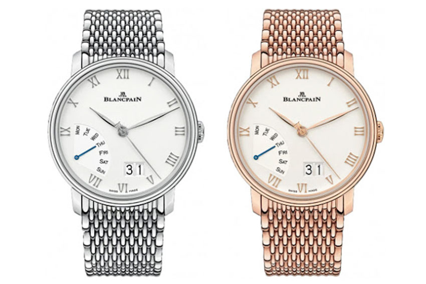 Đồng hồ Blancpain Villeret Grande Date Jour Rétrograde cho doanh nhân thành đạt