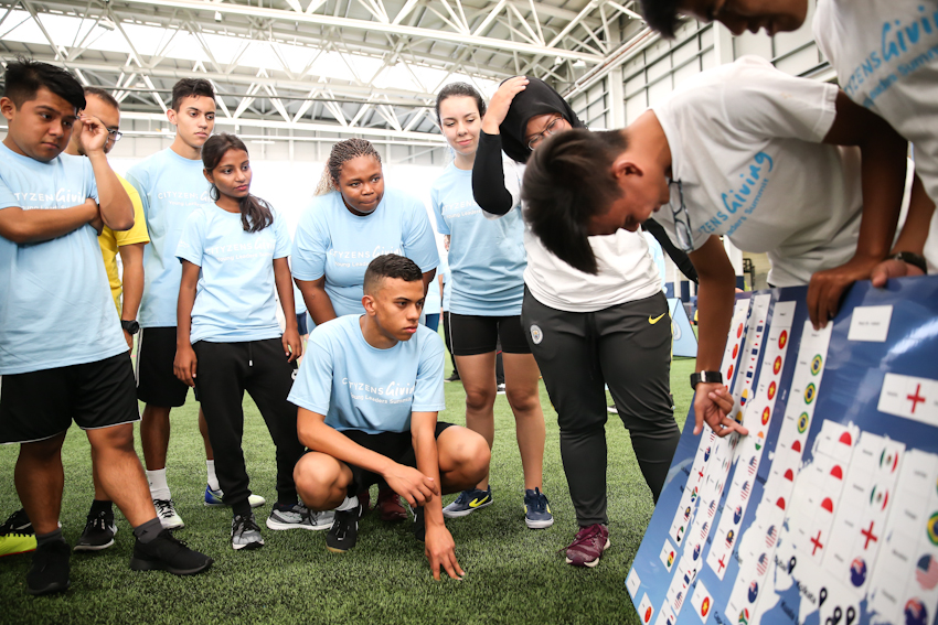 CLB Manchester City hợp tác cùng Etihad để nâng cao kỹ năng cho các nhà lãnh đạo trẻ trong lĩnh vực bóng đá cộng đồng