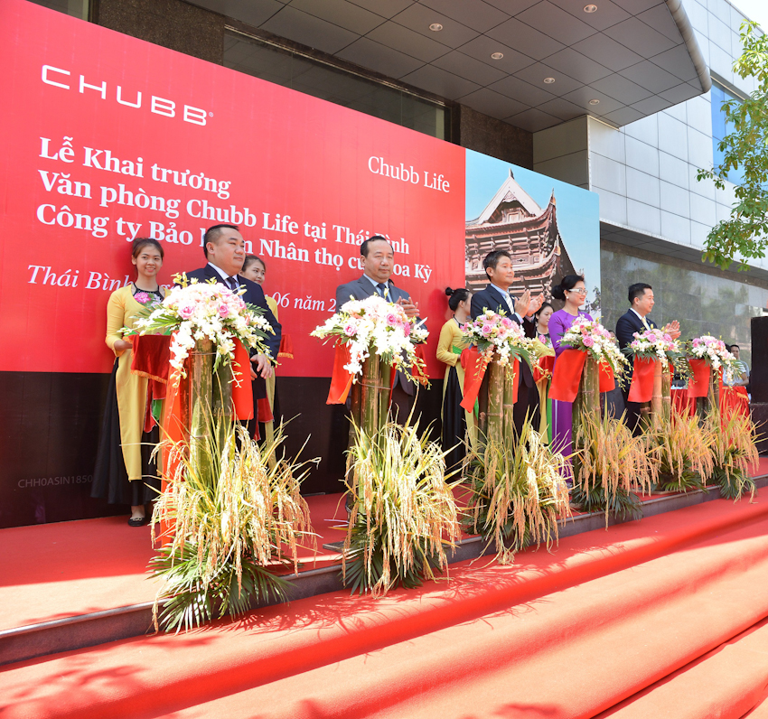 Chubb Life VN khai trương văn phòng kinh doanh mới tại Thái Bình và Thái Nguyên