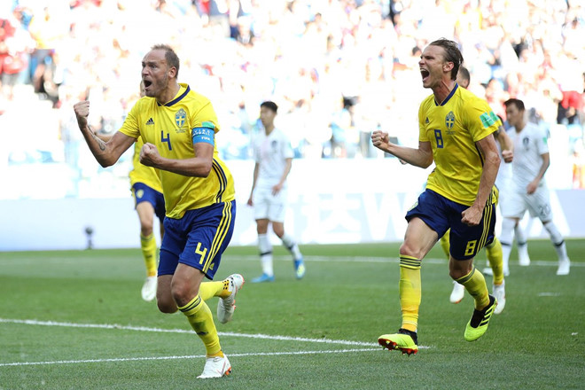 Thụy Điển 1-0 Hàn Quốc: VAR mang lại penalty cho Thụy Điển