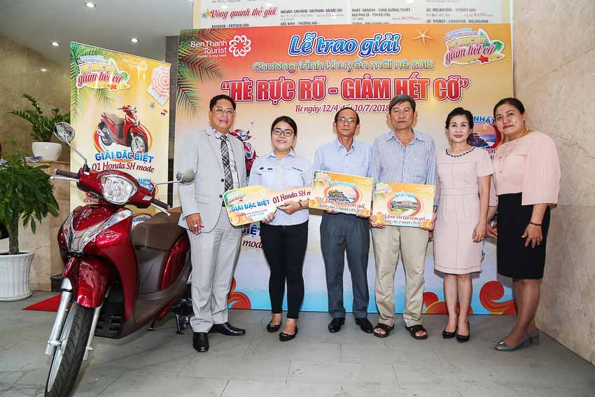 BenThanh Tourist trao thưởng khuyến mại hè 2018