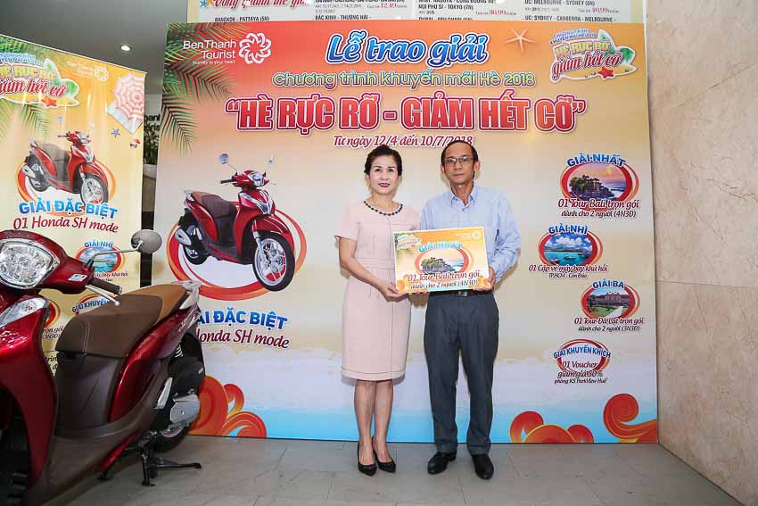 BenThanh Tourist trao thưởng khuyến mại hè 2018