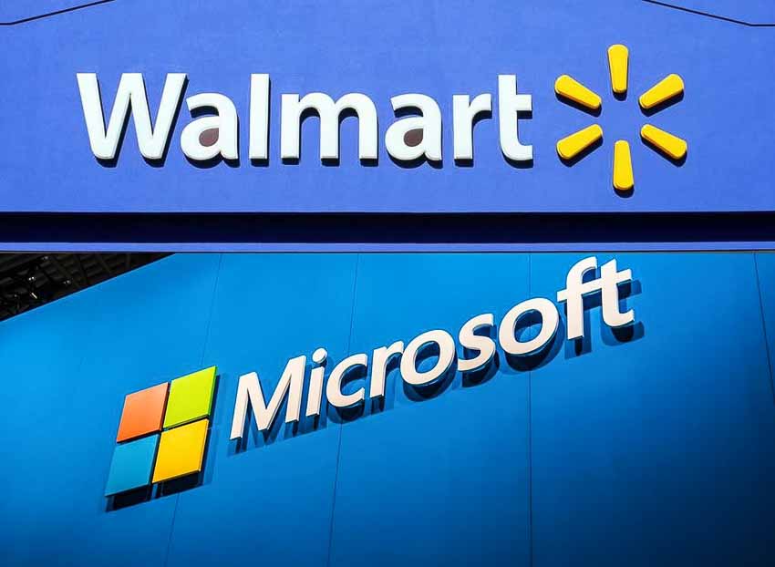 Microsoft và Walmart hợp tác trên phương diện công nghệ và bán lẻ