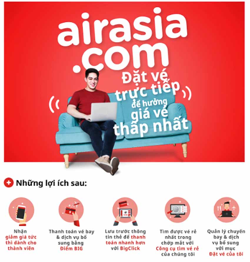 Đặc quyền dành cho thành viên của AirAsia