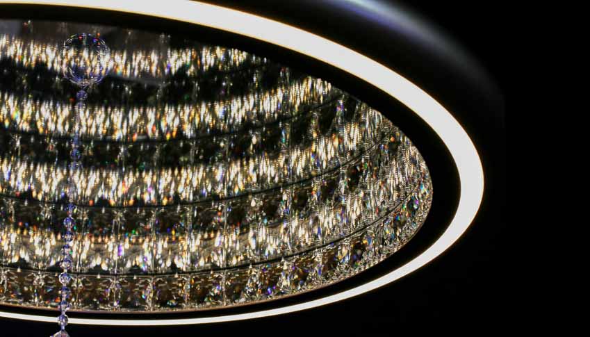 Đèn chùm Infinite Aura Swarovski Crystal Ceiling Pendant - Lấp lánh đầy mê hoặc 4