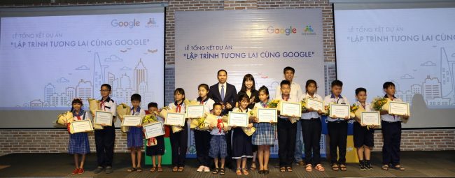 Dự án “Lập trình tương lai cùng Google” thu hút hơn 1.300 học sinh tiểu học Việt Nam
