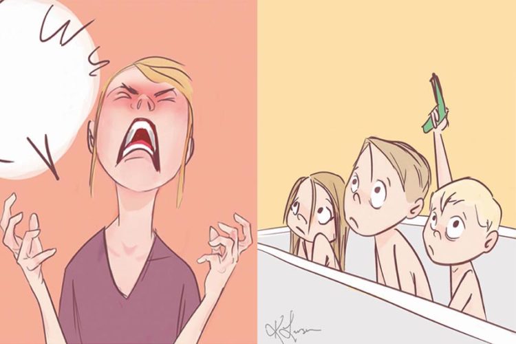 Thú vị bộ tranh về “nỗi khổ” đáng yêu khi làm mẹ