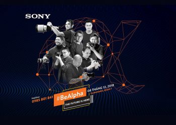 9-12-2018 | BeALPHA – Sự kiện trải nghiệm máy ảnh Sony lớn nhất năm 2018