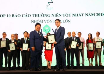 Lễ trao giải Cuộc bình chọn Doanh nghiệp niêm yết 2018 2