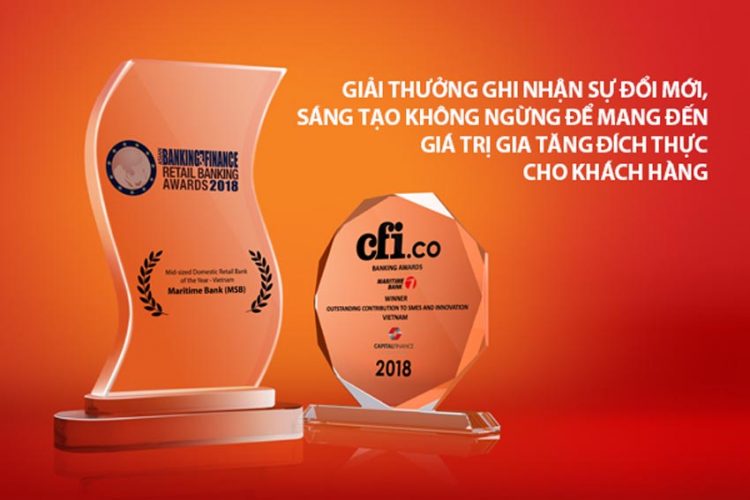 Maritime Bank liên tiếp nhận giải thưởng uy tín quốc tế