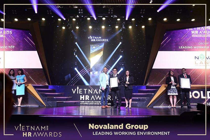 Novaland tiếp tục được vinh danh tại Vietnam HR Arward 2018 2
