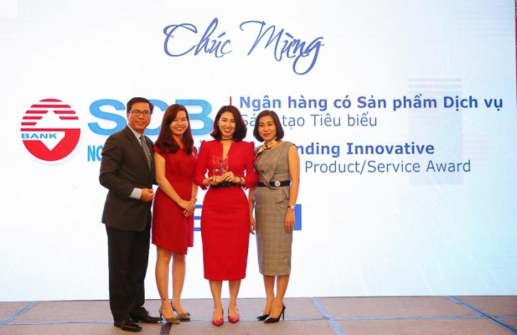 SCB nhận được giải thưởng “Ngân hàng có Sản phẩm Dịch vụ sáng tạo tiêu biểu 2018”