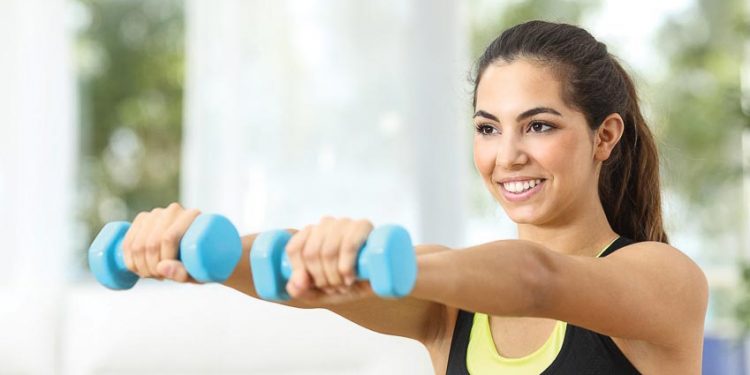 bài tập với tạ tay 7