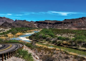 Sông Rio Grande, biên giới tự nhiên giữa Mỹ và Mexico