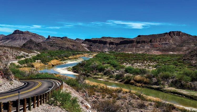 Sông Rio Grande, biên giới tự nhiên giữa Mỹ và Mexico