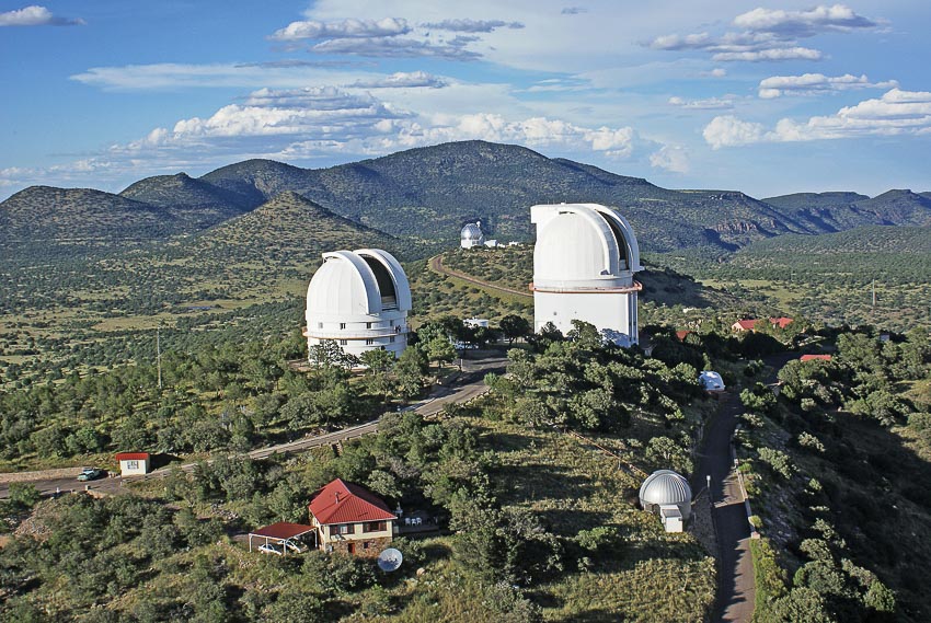 Khung cảnh từ đài thiên văn Mcdonal nhìn ra