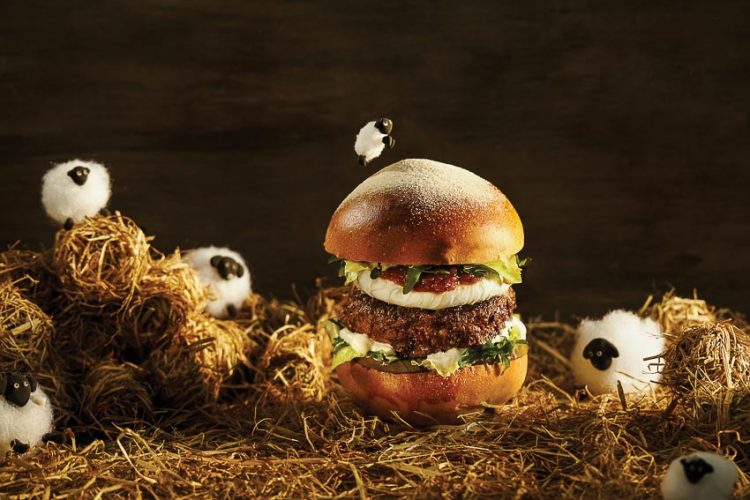 Burger cừu New Zealand
