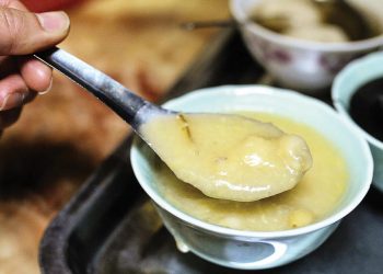 Lục tàu xá là món chè thích hợp để thưởng thức vào mùa lạnh tại miền Bắc