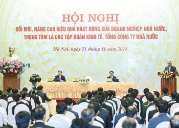 Thủ tướng Nguyễn Xuân Phúc phát biểu tại Hội nghị.