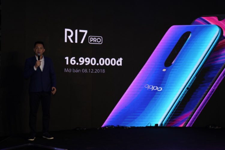 Oppo R17 Pro ra mắt tại Việt Nam với giá 16,990 triệu đồng